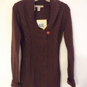 Love Change Dark (Chipmunk) Brown Sweater